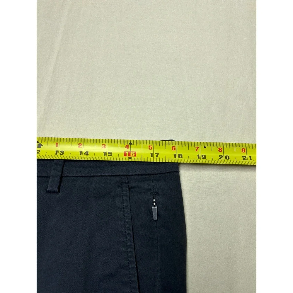 Birddogs Mens Navy Blue Performance Pants Chino Stretch 36x32 Flat Front‎
